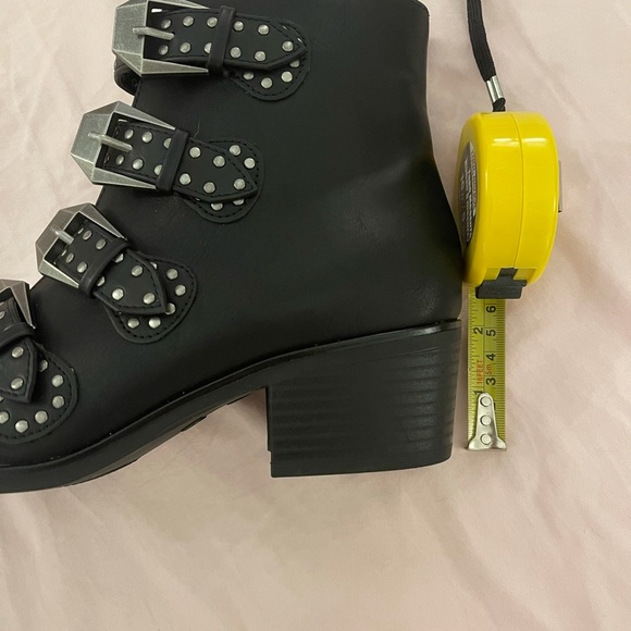 MIA Shyra Studded Buckle Strap Bootie - Picture 6 of 8